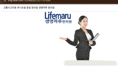 [대화동 교통사고 한의원] 대화동에서 교통사고 후유증 치료받으려면?