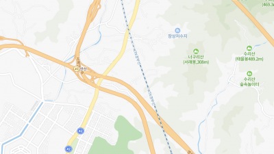 안산JC 주위의 산들
