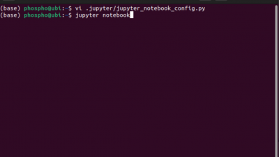 주피터노트북 외부접속 가능하게 jupyter notebook