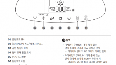 AX60J7100WTD  삼성 공기청정기 사용설명서 블루스카이