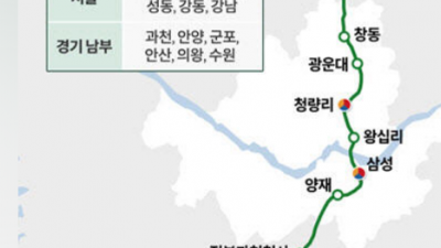 gtx-c 노선 착공시기 착공계획 건설시기,  srt수원정거장