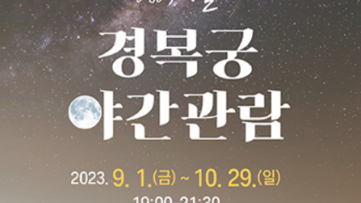 경복궁야간개장 경복궁 야간관람 문화재청 경복궁 야간관람 건천궁 특별개방전시