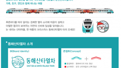 동해산타열차 알아봅니다. 운행노선도 백두대간협곡열차 중부내륙순환열차(O-train)