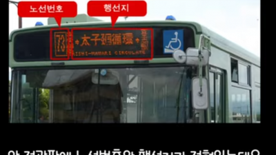 일본에서 버스 타는 법, 유튜브 정리