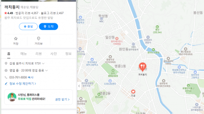 원주 치악산 자연휴양림 맛집 갈만한곳