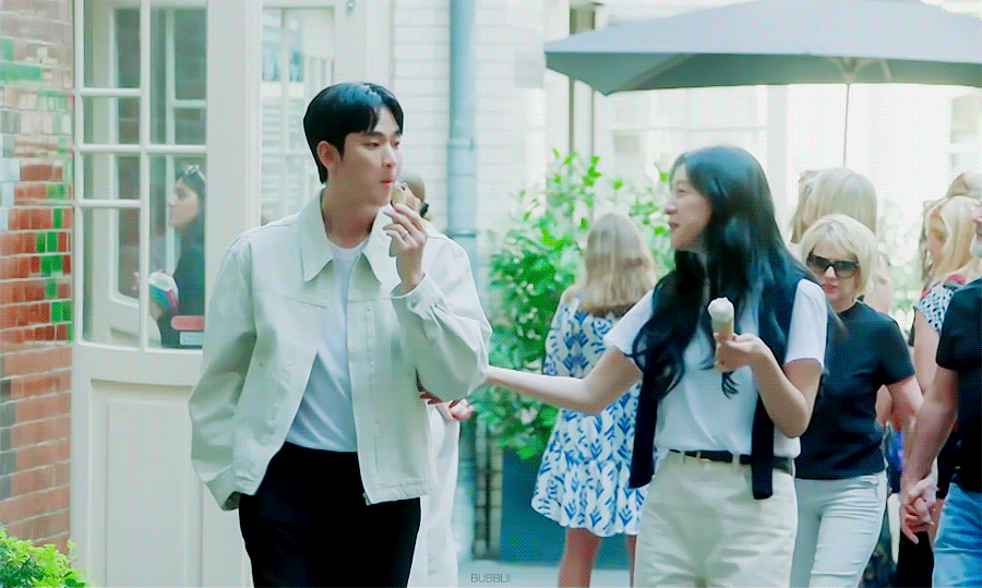 눈물의 여왕 독일 김김 신혼여행 미공개 키스신